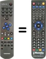 Comandos à distância equivalente Grundig SE8250 / 8PIP / DOLBY