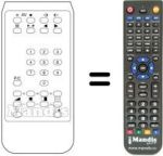 Comandos à distância equivalente SCHNEIDER STV21427