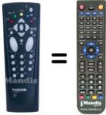 Comandos à distância equivalente Thomson 37MH41E
