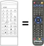 Comandos à distância equivalente Sanyo CEP3012