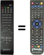 Comandos à distância equivalente Telefunken TE19822B11