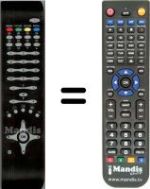 Comandos à distância equivalente Tevion CTV7110AA