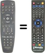 Comandos à distância equivalente RC3100DV