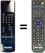 Comandos à distância equivalente Technisat MULTYMAC6