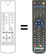 Comandos à distância equivalente Technisat TECHNIBOXCAM1