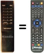 Comandos à distância equivalente Amstrad SRD400