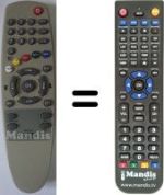 Comandos à distância equivalente Axil ADC730