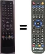 Comandos à distância equivalente Denver DMB-105 HD