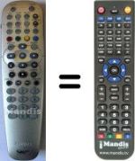 Comandos à distância equivalente Philips HD-RW720 / 69