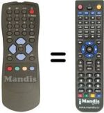 Comandos à distância equivalente RC1112905 / 00