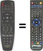 Comandos à distância equivalente Marantz DV6200