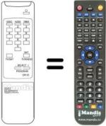 Comandos à distância equivalente Philips STU803