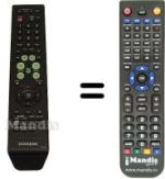 Comandos à distância equivalente Samsung AH59-01644A