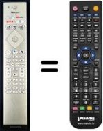 Comandos à distância equivalente Philips 996592304018