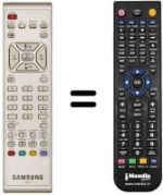 Comandos à distância equivalente Samsung LW 17E24C