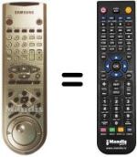 Comandos à distância equivalente Samsung SV-4000 W