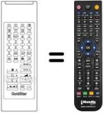 Comandos à distância equivalente LG CBT 2162 M