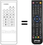 Comandos à distância equivalente 105-045G
