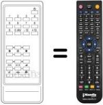 Comandos à distância equivalente LG CLT 2172