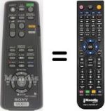Comandos à distância equivalente Sony SLV-SE 60