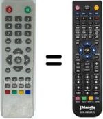 Comandos à distância equivalente DIUNAMAI MINI DECODER