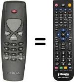 Comandos à distância equivalente Ingelen MEDIAMASTER 110 T