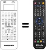 Comandos à distância equivalente V 8005 K