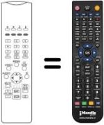 Comandos à distância equivalente ES 5