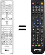 Comandos à distância equivalente LG CE 29Q90 ID