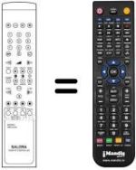 Comandos à distância equivalente 68020 VS