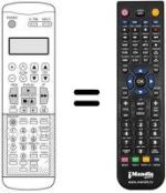 Comandos à distância equivalente 69099-625-703