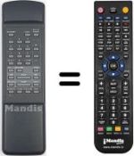 Comandos à distância equivalente 8622 661 50211