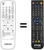 Comandos à distância equivalente 90099-633-214 C