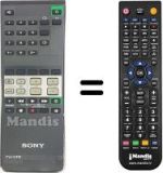 Comandos à distância equivalente Sony KV-C 2569 D