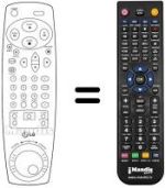 Comandos à distância equivalente LG AF-499 P