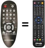Comandos à distância equivalente Samsung AK59-00103F