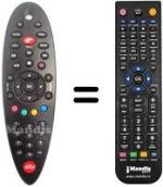 Comandos à distância equivalente Alice ALICE HOME TV (ELSAG)