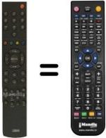 Comandos à distância equivalente Medion MD 7554 R