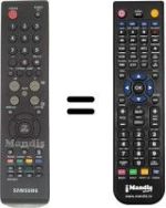 Comandos à distância equivalente Samsung LE 40S71