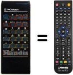Comandos à distância equivalente Pioneer DECODER BR-82 B (CABLE TV)