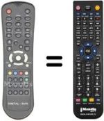 Comandos à distância equivalente OPTEX BT6600-TS