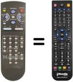 Comandos à distância equivalente Irradio FTC 1451 X