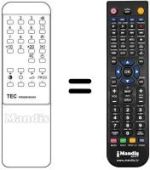 Comandos à distância equivalente Dual CKT 9825