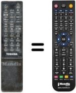 Comandos à distância equivalente Toshiba 2503 SF
