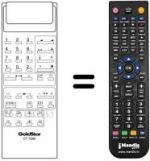 Comandos à distância equivalente LG CT 7090