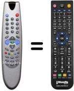 Comandos à distância equivalente Ctc CTV 520 ST