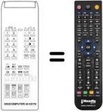 Comandos à distância equivalente Atlantic DIGICOMPUTER 44 KEYS