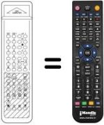 Comandos à distância equivalente DIGICOMPUTER OSD