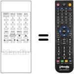 Comandos à distância equivalente Supertech CTV 2610