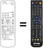 Comandos à distância equivalente United DVR 4167 P